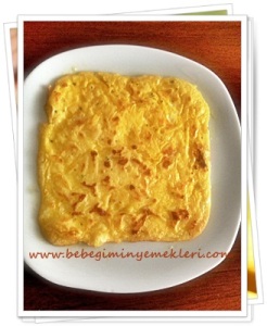 pirinç unlu bebek omleti